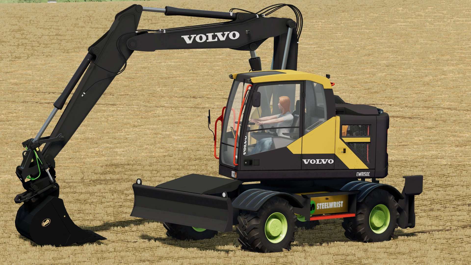 thumbnail image 2 of AT Collection 1:32 Volvo EWR 150 E Wheeled Excavator - Nokian Tyres, New In Original Packaging 2 of 6