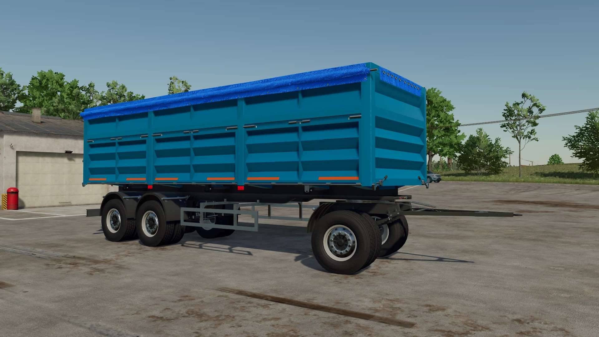 FS22 Kamaz 5490 Trailer v1.0 - FS 22 Trailers Mod Download