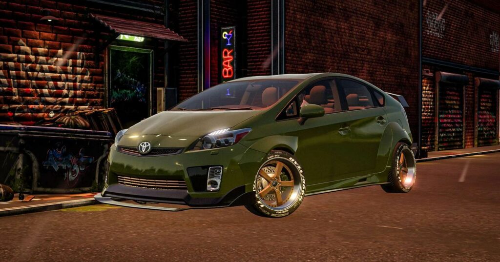 Prius Mod Lambo FS22 Toyota Prius 2014 V1.1 - FS 22 Cars Mod Download