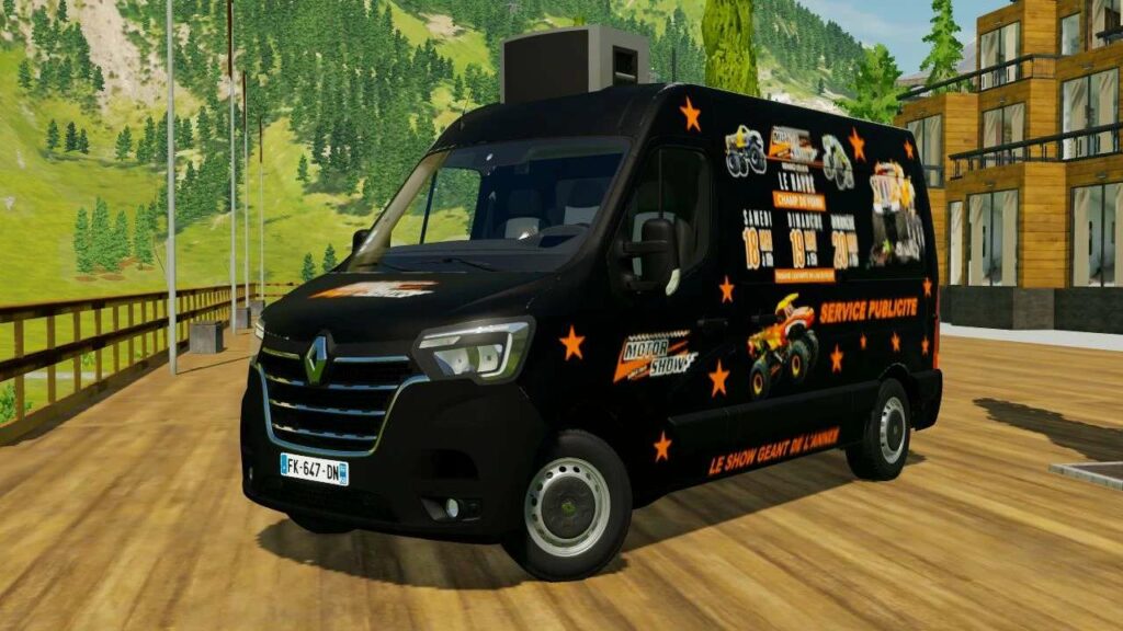 FS22 Renault Master Pub Motor Show World Tour Le Havre v1.0 - FS 22 ...