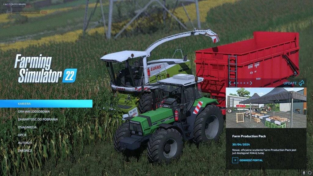 FS22 Custom Main Menu Background v1 (1) - Farming simulator 19 / 17 ...