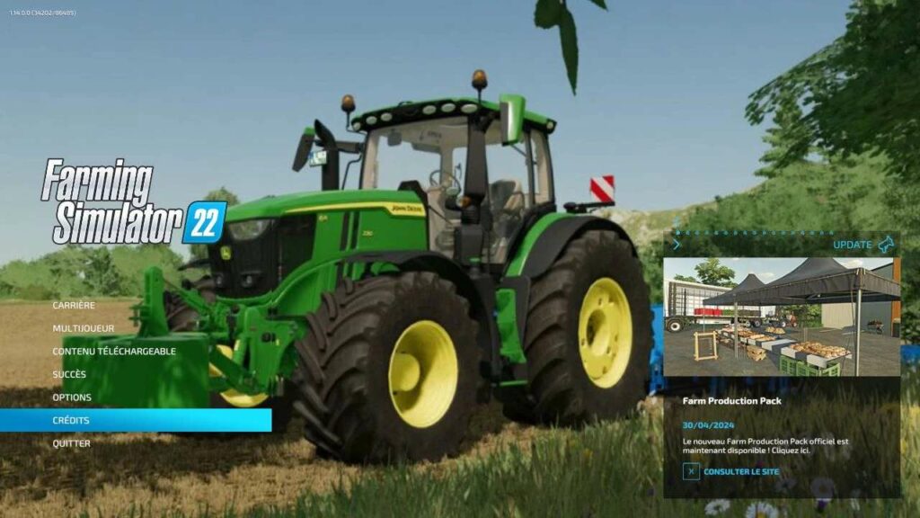 FS22 Custom game background (John Deere) v1.0 - FS 22 Other Mod Download