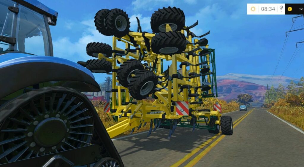 FS22 BEDNAR ATLAS AM 155 NEW YELLOW V1.0 - FS 15 Implements & Tools Mod ...