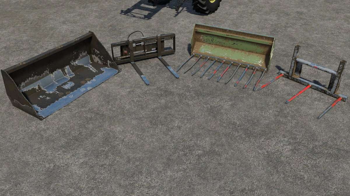 FS22 Baas Frontloader Tool Set v1.0 (2) Farming simulator 19 / 17