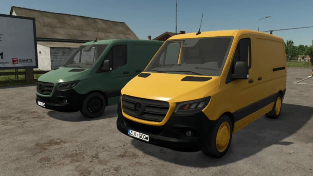 Sprinter Fs 15 FS25 2018 Mercedes-Benz Sprinter v1.0 - FS 25 Vehicles Mod Download