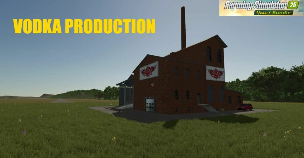 FS25 VODKA PRODUCTION v1.0 - FS 25 Buildings Mod Download