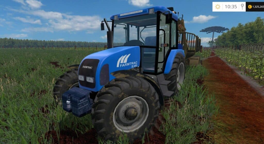 FS15 FARMTRAC 80 4WD NEW BLUE TURBO EXTRA MEGA HIT POLAND V2.0 - FS 15 ...