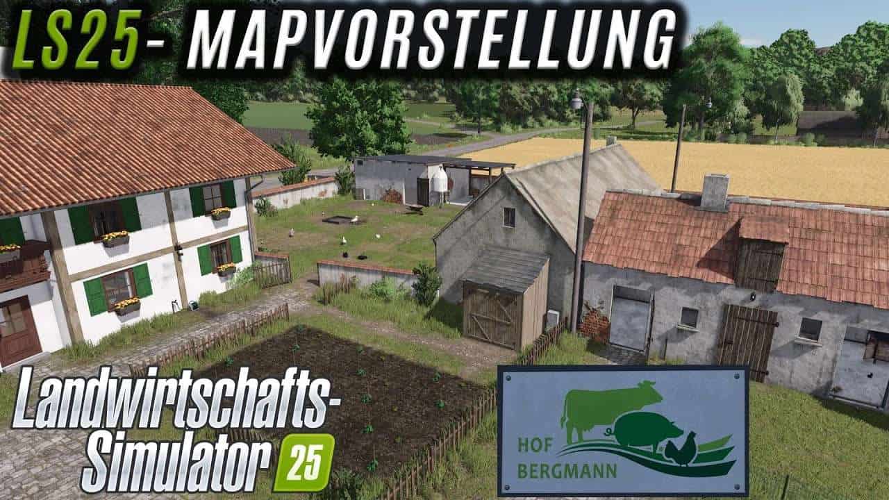 FS25 Hof Bergmann V1 1 FS 25 Maps Mod Download