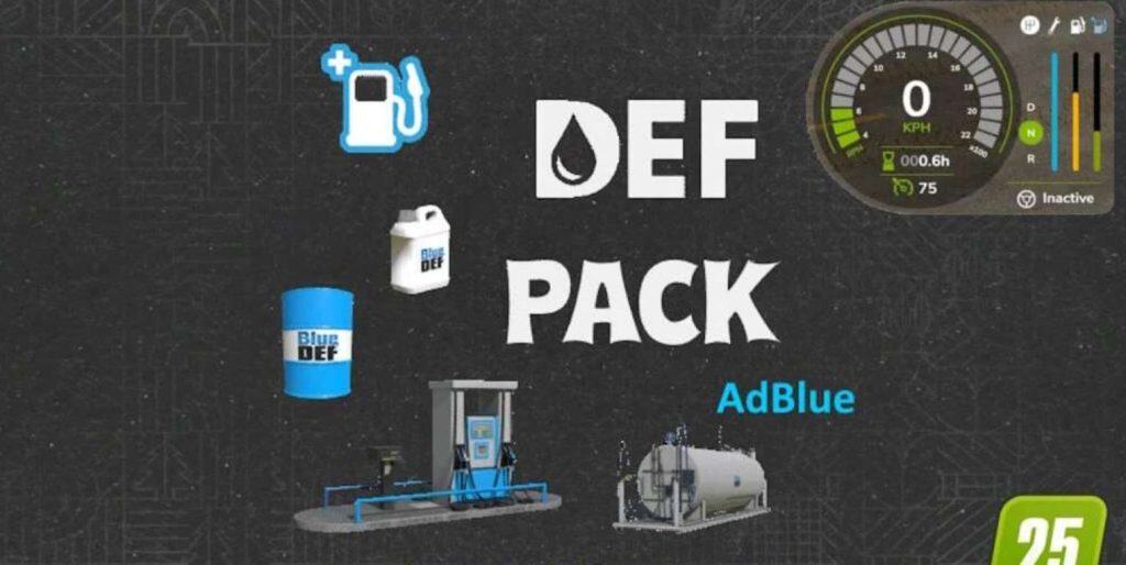 FS25 DEF Pack V1.0.0.3 - FS 25 Other Mod Download