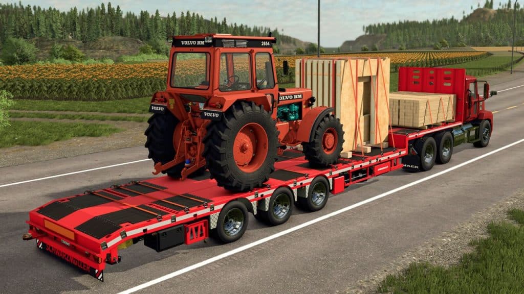 FS25 Schwarzmüller Semi Lowloader 3A V1.0.0 (2) - Farming simulator 19 ...