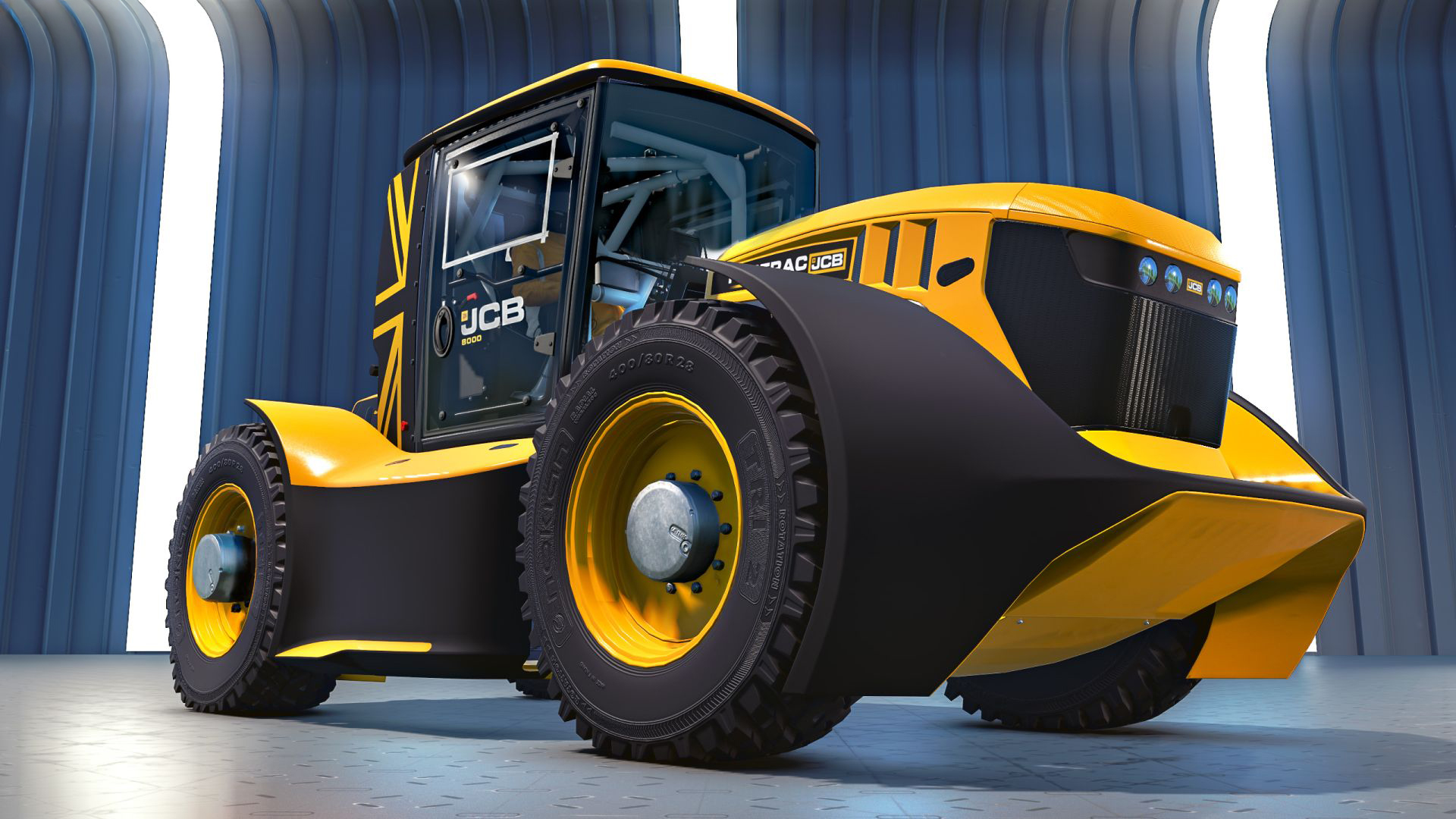 FS25 JCB World’s Fastest Tractor v1.0 - FS 25 Tractors Mod Download