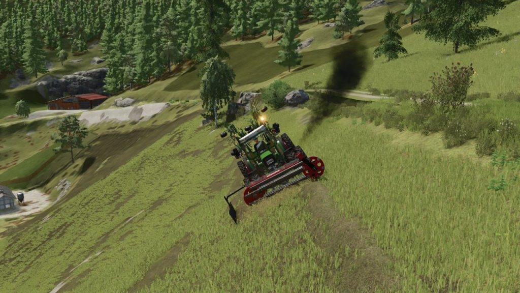 Fs25 Forestry Rake FS25 BBU rake pack v1.0 - FS 25 Implements & Tools Mod Download