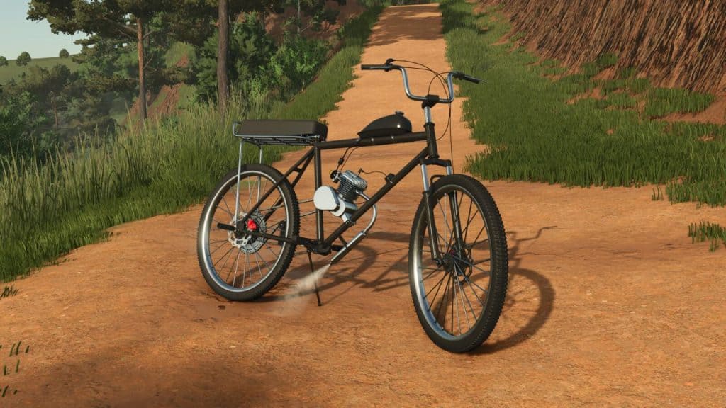 FS25 Motorized Bike v1.0 - FS 25 Vehicles Mod Download