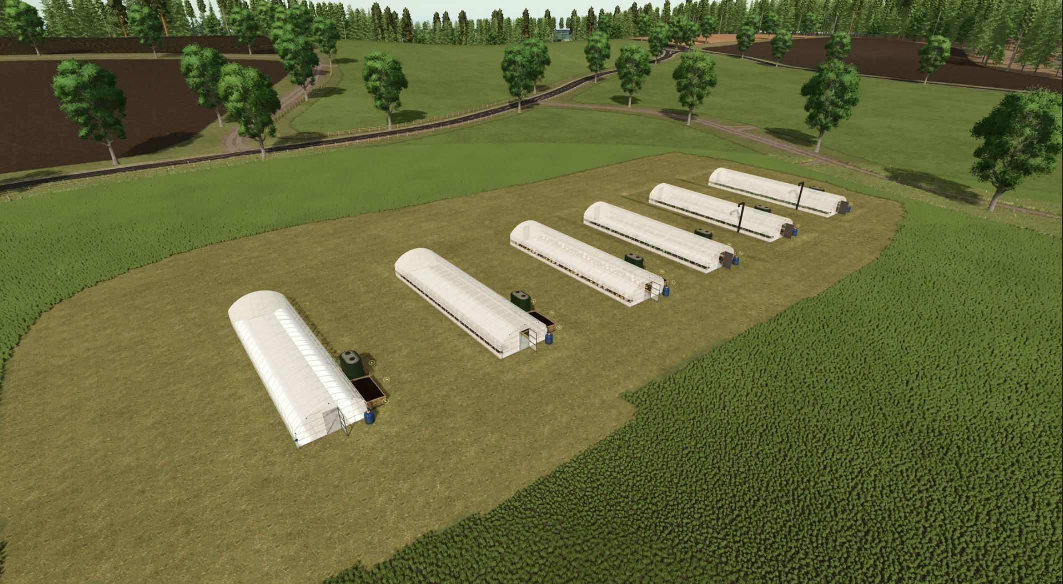 FS25 Pack Greenhouses – Diversity under Glass V1.0 - Mod Download