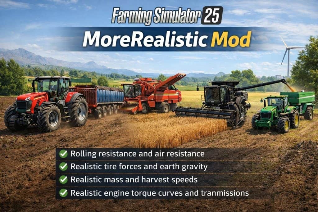 FS25 More Realistic V20260407 - FS 25 Other Mod Download