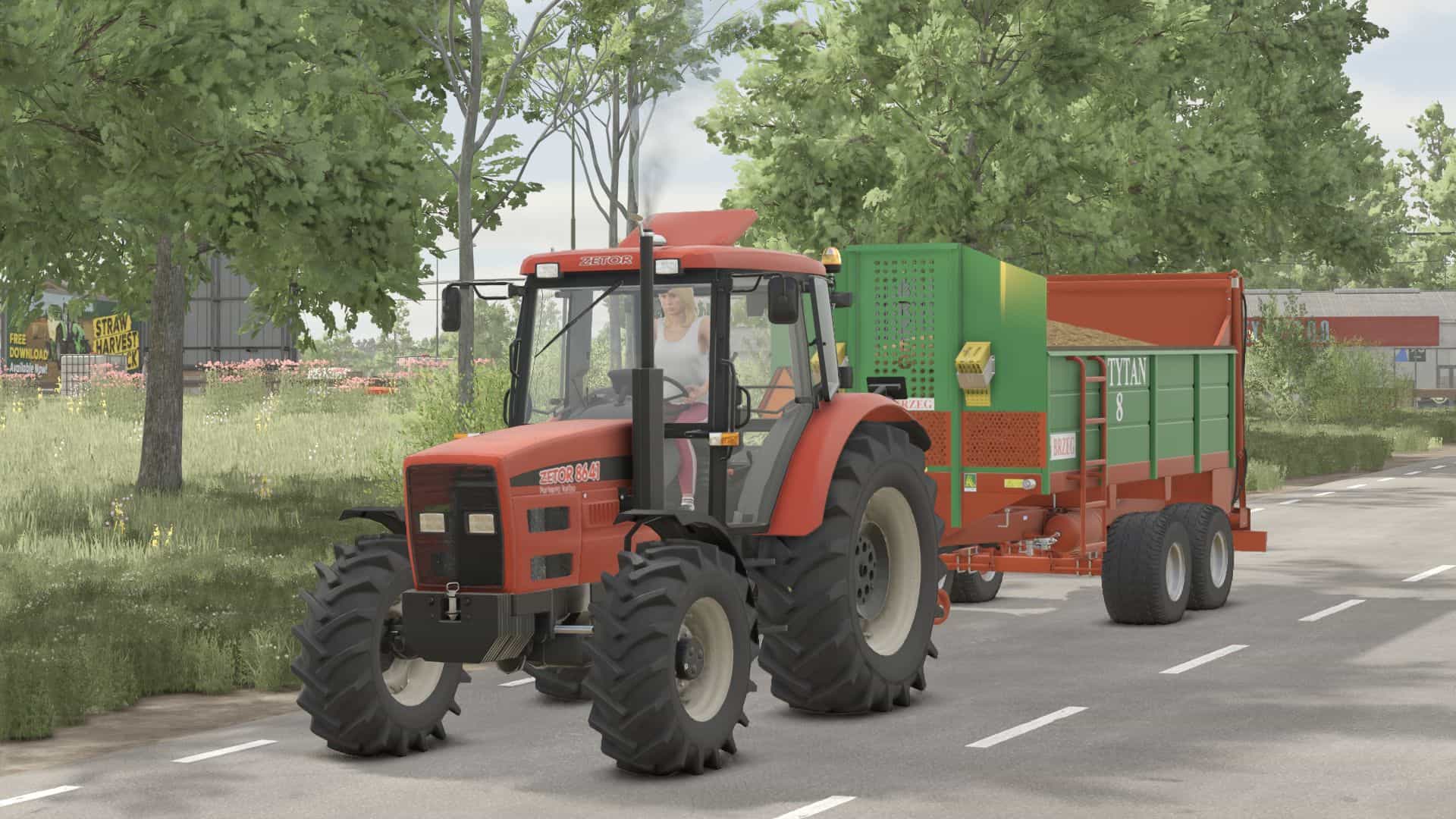 FS25 Zetor Forterra 8641 v1.0 - FS 25 Tractors Mod Download
