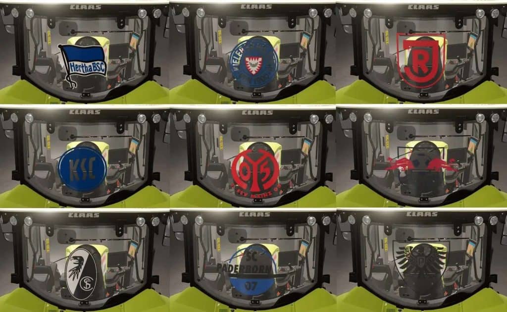 Fs Modifications Logo FS25 Large tractors with 1st and 2nd German Soccer League logos v1.3 ...