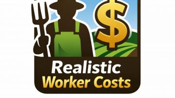 FS25 Realistic Worker Costs v1.0.9.3 - FS 25 Other Mod Download