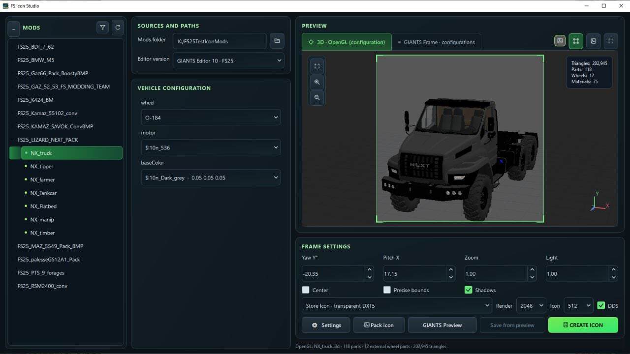 FS25 FS Icon Studio V1.0.2.0 - Mod Download