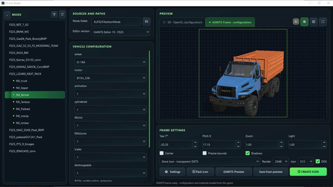 FS25 FS Icon Studio V1.0.2.0 - Mod Download