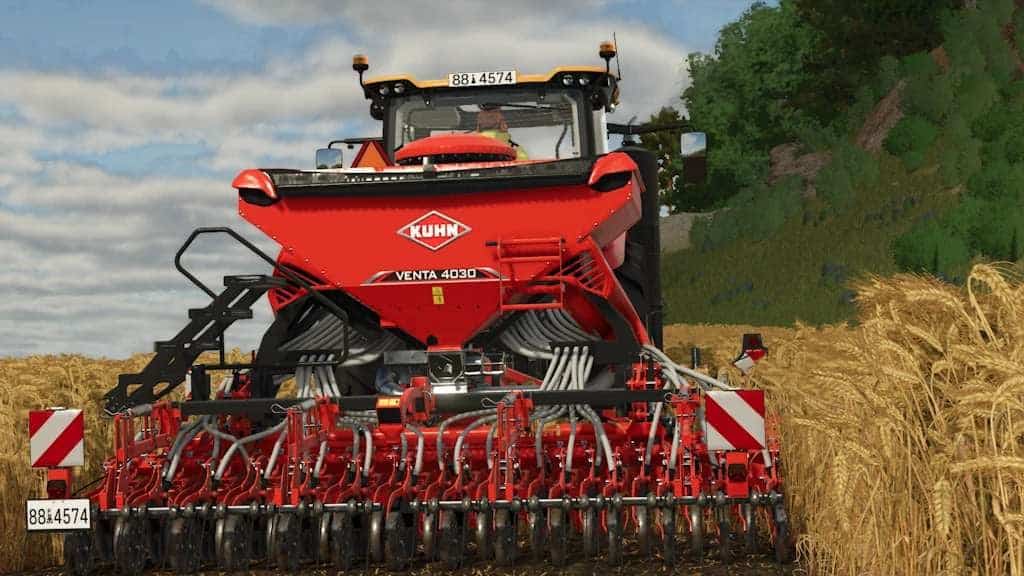 Mod Editions FS25 Kuhn HR 4040 + VENTA 4030 Rust Edition v1.5 - Mod Download
